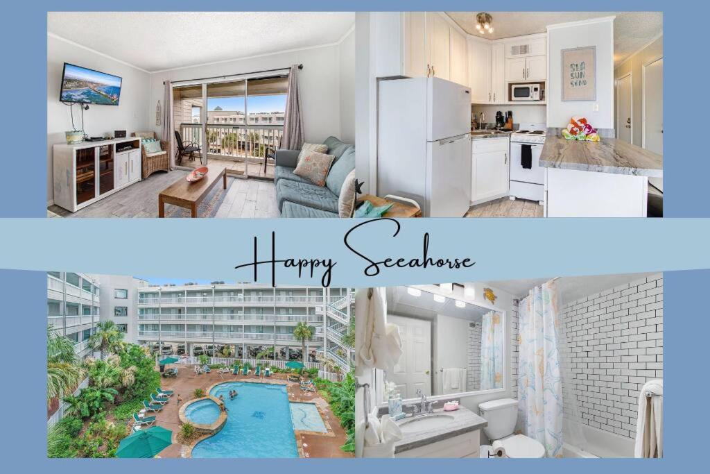 The Happy Seahorse Apartment Galveston Bagian luar foto